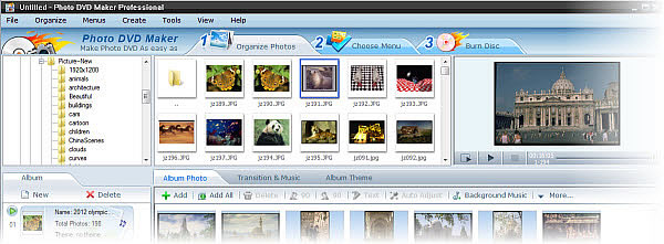 photo to dvd slideshow software