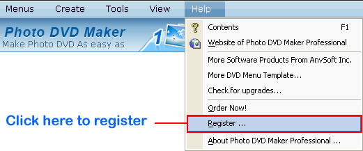 Click here to register the  slideshow DVD program